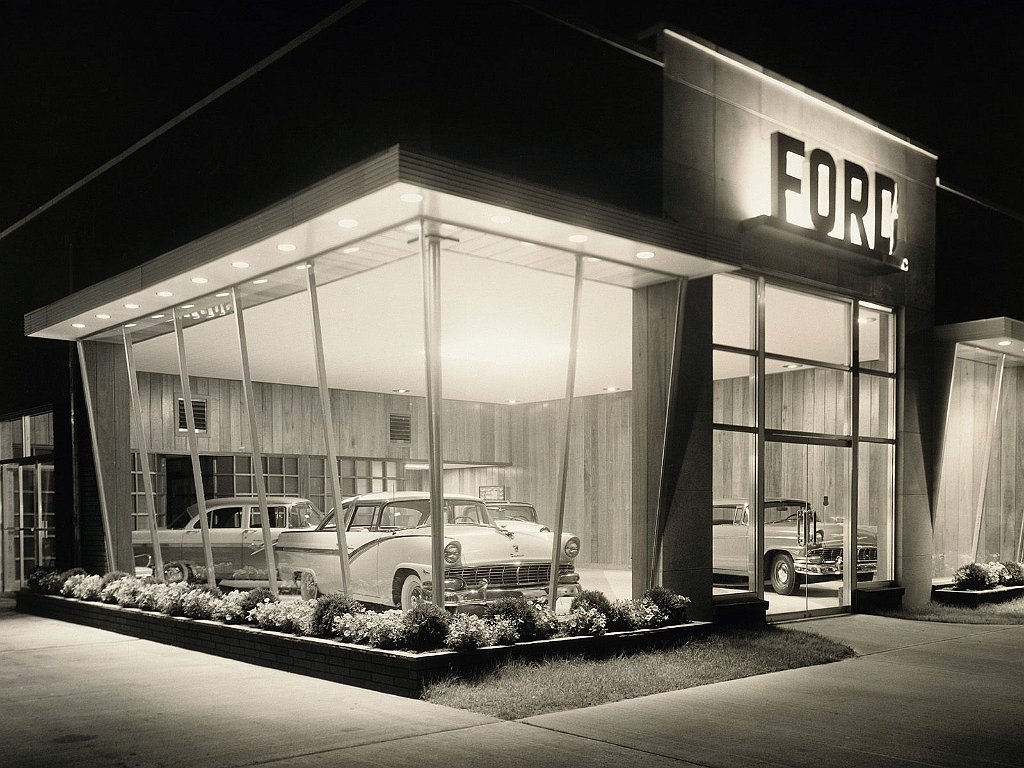 Ford Automobile Showroom, 1950's